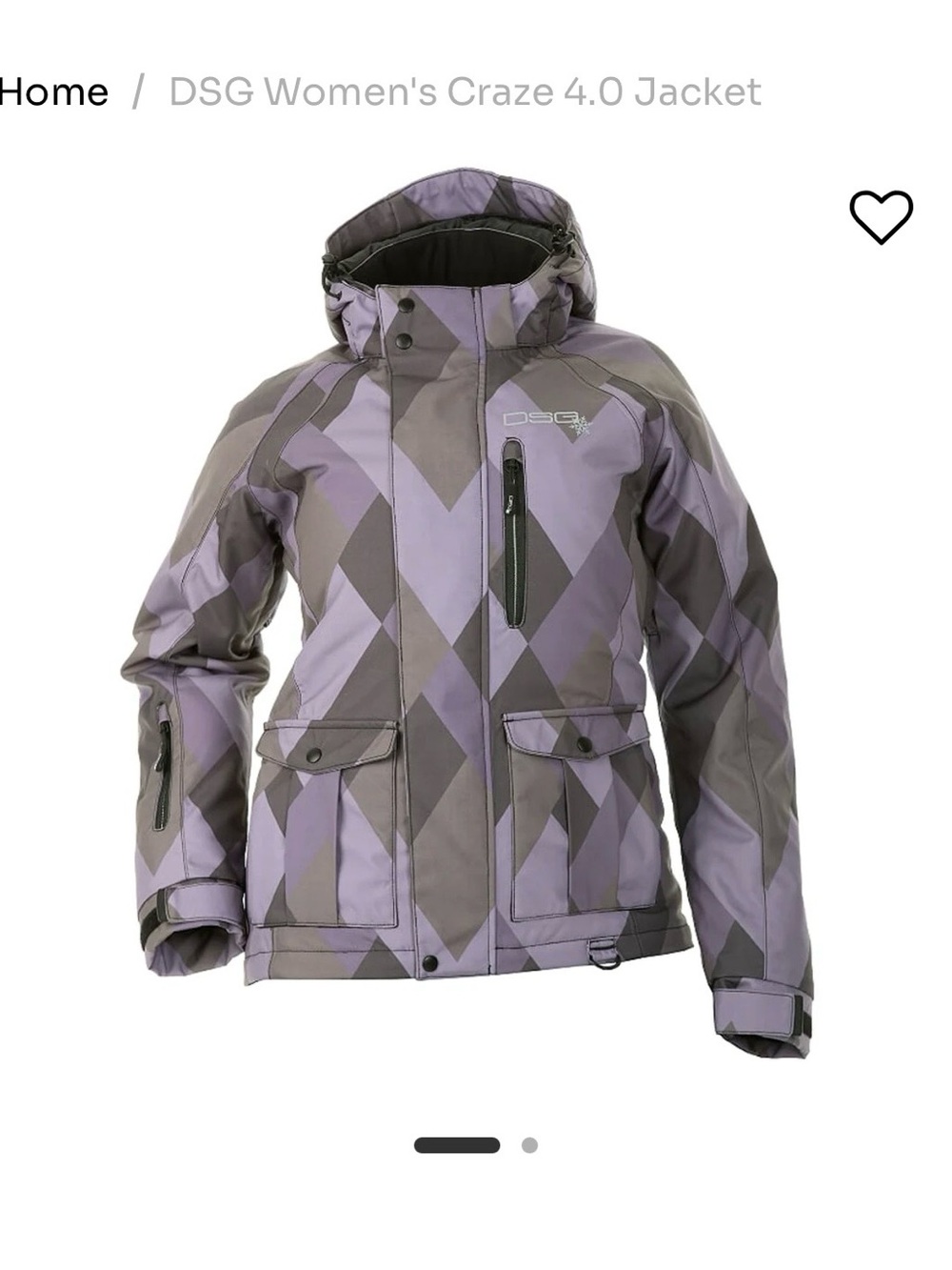Women’s DSG Craze 4.0 Snowmobile Jacket. Size 1XL (excellent-like new condition)
